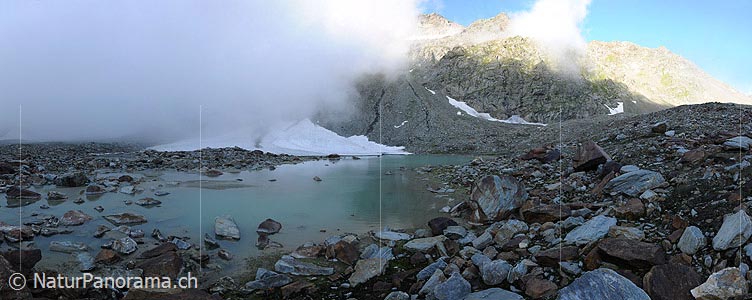 P006461: Panoramic picture nebulous mood in the Sirwoltesee