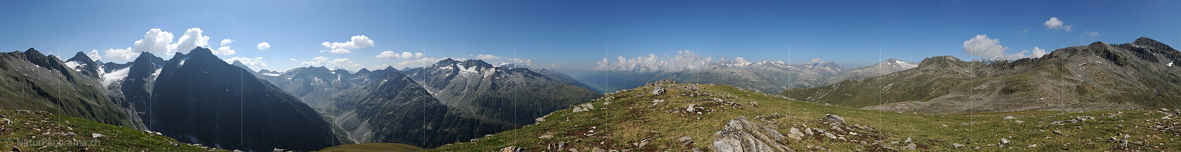 P006632: Panoramabild Vorder Berg (Obergoms)