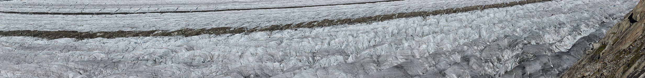 P006687: Panoramabild Alpengletscher Grosser Aletschgletscher