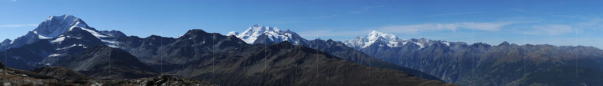 P006811: Gigapixel panorama of the Valais Alps from Spitzhorli (Switzerland)