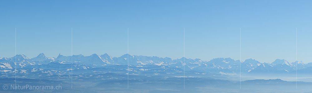 P007184a: Panorama Berner Alpen von der Hasenmatt