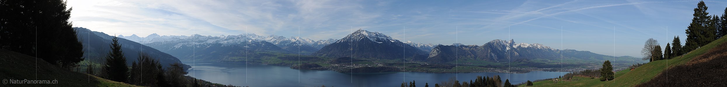 P007311: Panoramabild Thunerseeregion