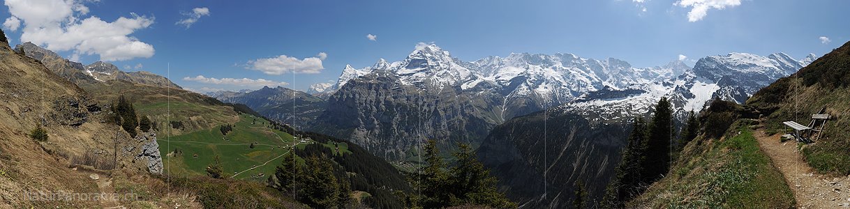 P007529: Panorama Lauterbrunnental und Berner Alpen