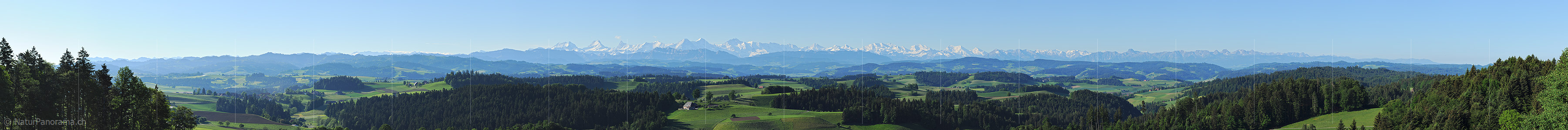 P007564a: Panorama Emmental ans Bernese Alps