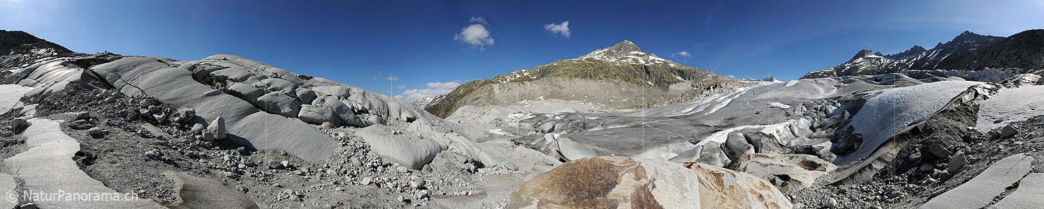 P007697: Panorama photo Rhone glacier (Status 5.2011)
