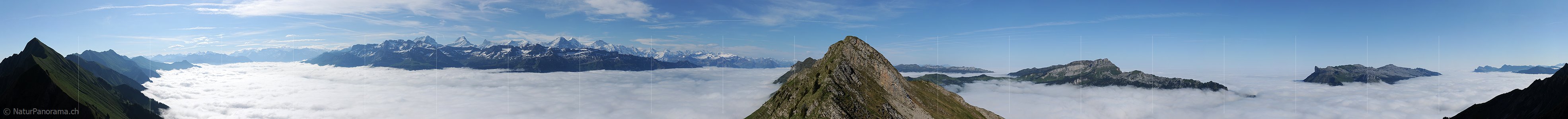 P007711: Gipfelpanorama Schnierenhörnli (Brienzergrat)