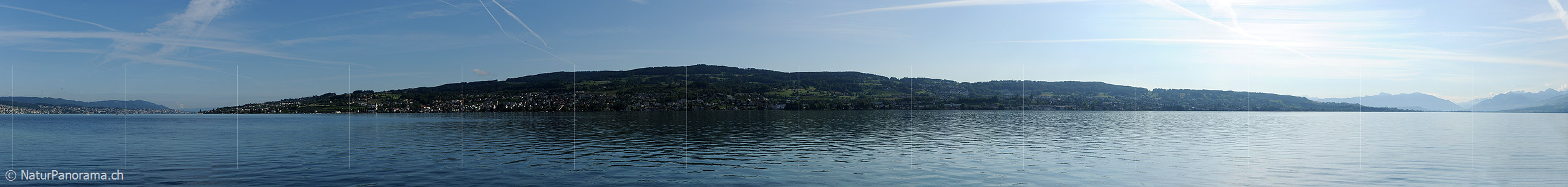 P007743: Panoramabild Zürichsee und Pfannenstiel
