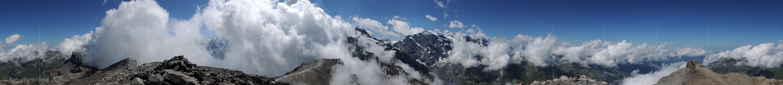 P007972: Gipfelpanorama Hundshorn (Jungfrauregion)