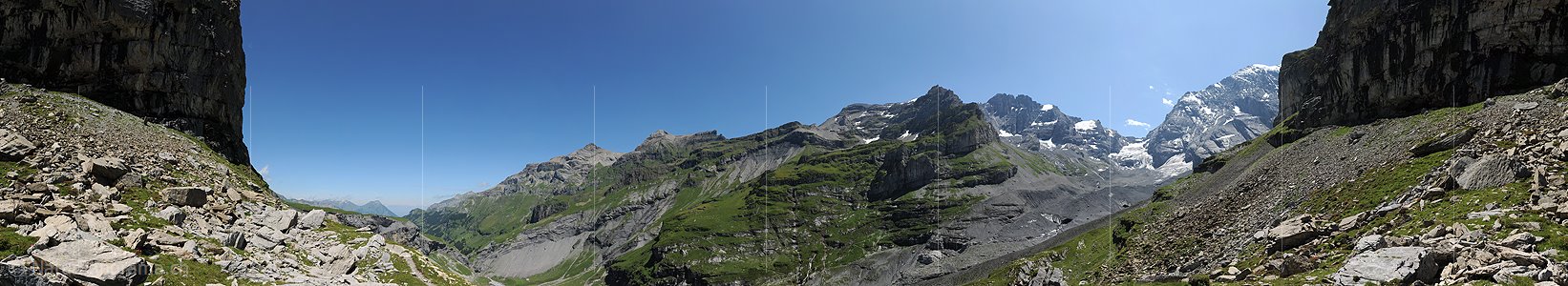 P007997: Panoramabild Kiental (Berner Oberland, Schweiz)