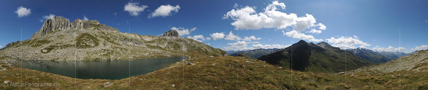 P008232: Panoramafoto Lutersee (Andermatt, Oberalppass)