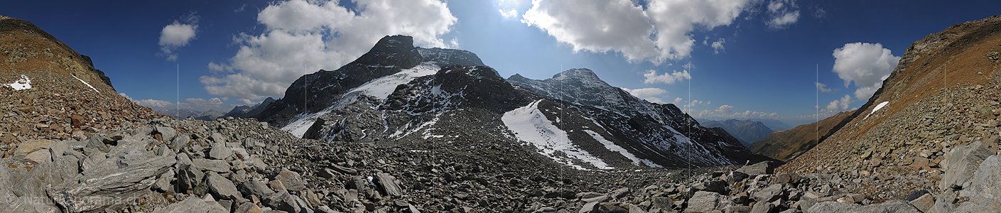 P008595: Panoramabild Steinejoch im Mättital (Binntal)