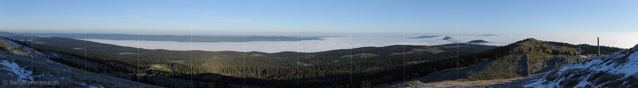 P008729: Panoramabild Nebelmeer über dem Vallée de Joux