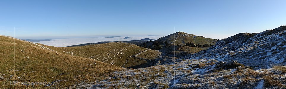 P008732: Panorama Juralandschaft auf dem Mont Tendre