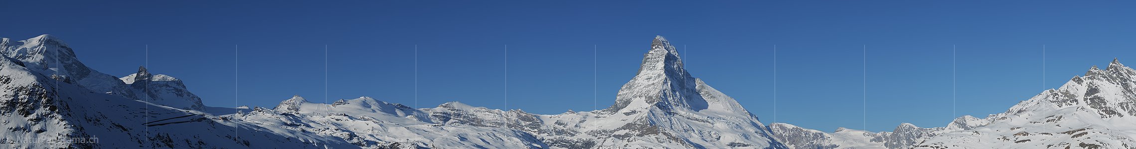 P009234j: Panoramafoto Matterhorn