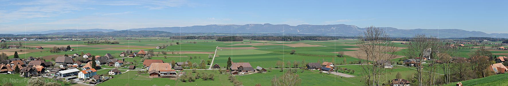 P009341a: Panoramabild Berner Mittelland und Jura
