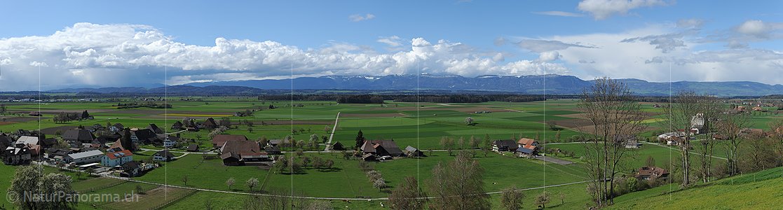P009393a: Panoramafoto Berner Mittelland und Jura