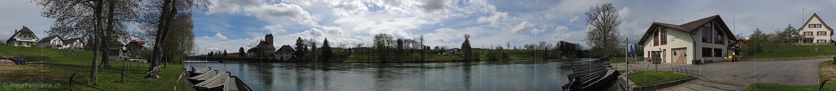 P009402: 360° Panoramic image Aare at Aarwangen