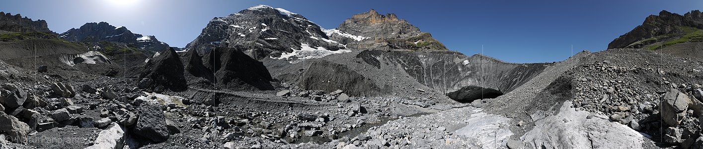 P010191: 360° Panoramabild Gamchigletscher