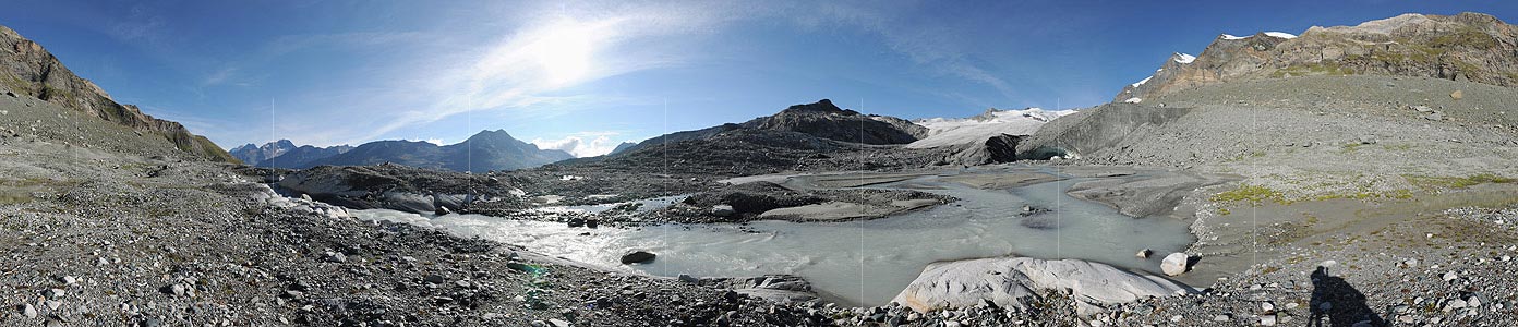 P010345: 360° Panorama photo Schwarzberg glacier (Date 8.2012)
