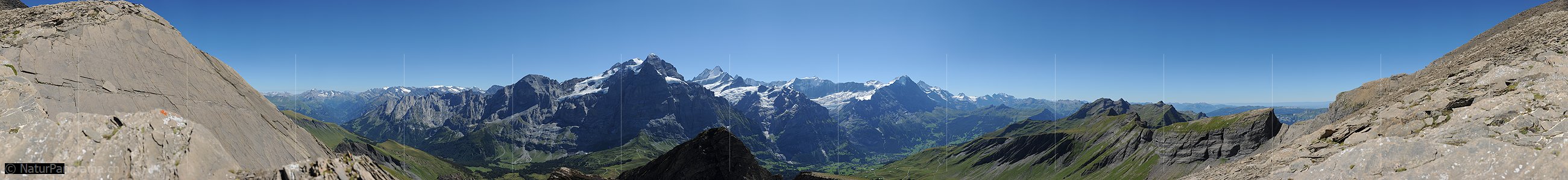 P010490: Gigapixel Panorama Berner Alpen vom Schwarzhorn (Jungfrauregion)
