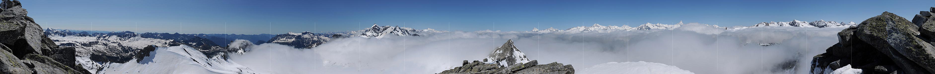 P012984: 360° Summit panorama Grosses Schinhorn