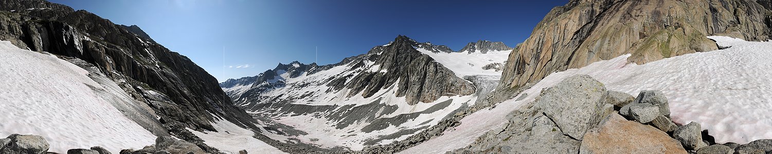 P013161: 360° Panoramafoto Bächligletscher (Stand 7.2013)