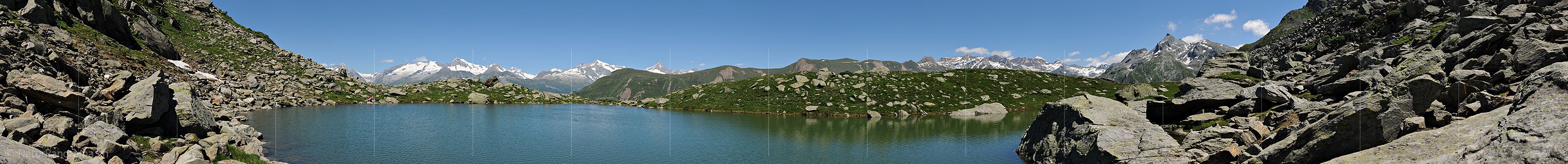 P013261: Panoramafoto Schaplersee und Berner Alpen