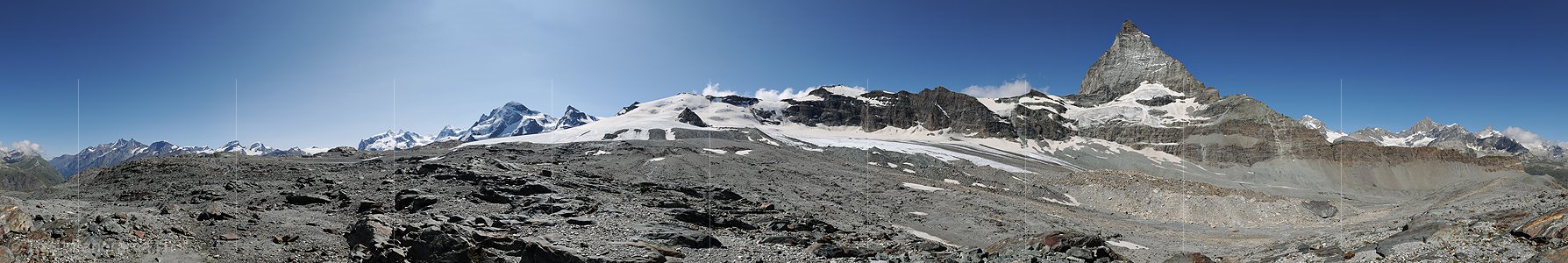 P013384: 360° Panorama Matterhorn und Furgggletscher