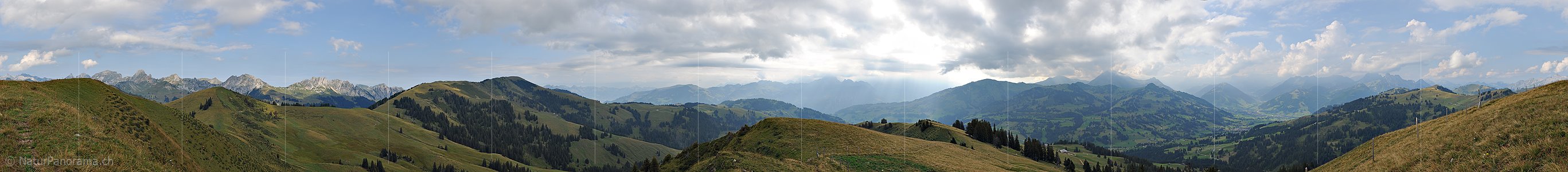 P013572: 360° Gipfelpanorama Wannehörli (Zweisimmen)