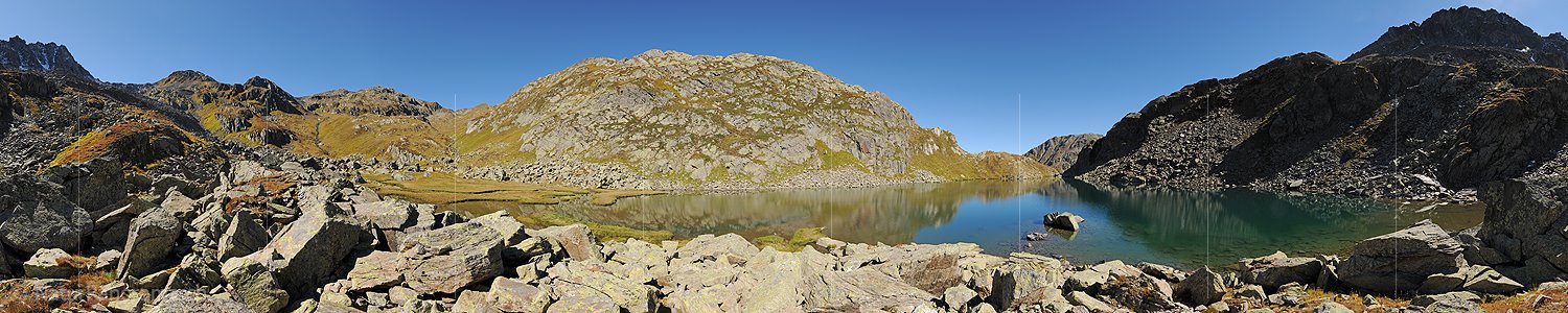 P013660: 360° Panoramaaufnahme vom Tomasee (Lai da Tuma)