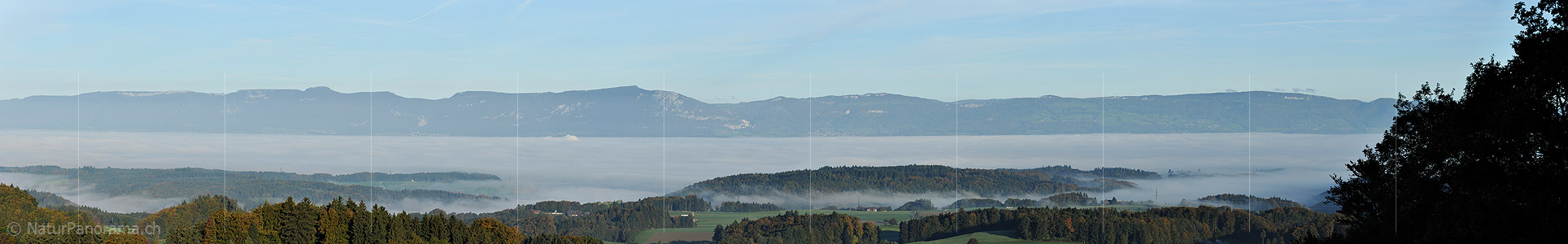 P013761: Panoramafoto Mittelland und Jura vom Oberbüelchnubel