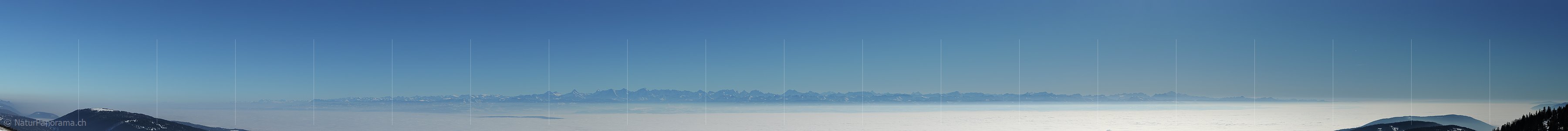 P014009: Alpenpanorama und Nebelmeer vom Chasseral