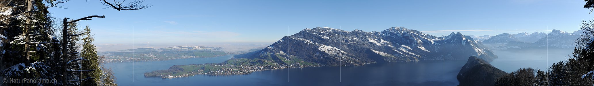 P014116: Panoramafoto Rigi vom Bürgenstock