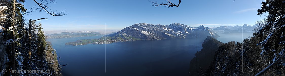 P014118: Panoramafoto Rigi vom Bürgenstock