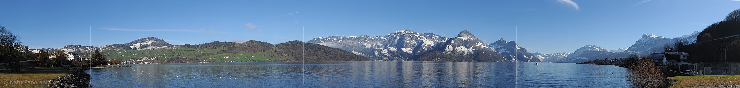 P014132: Panoramafoto Vierwaldstättersee bei Beckenried