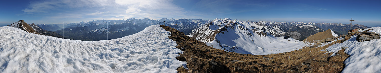P014313: 360° Gigapixel-Gipfelpanorama Mäggiserhorn