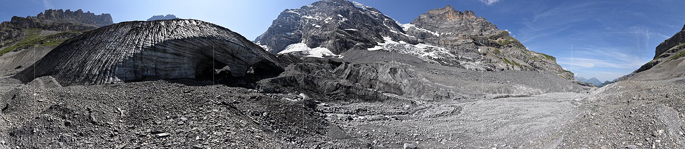 P014494: 360° Panoramafoto Gamchigletscher (Stand 7.2015)
