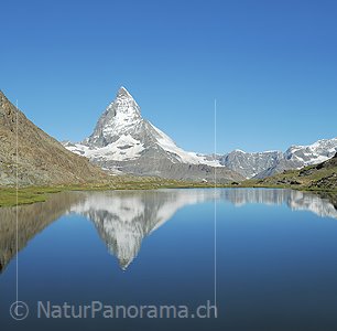 P014803d: Grossfoto Spiegelung des Matterhorns