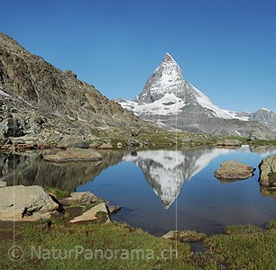 P014805b: Grosses Foto vom Matterhorn (Spiegelung)