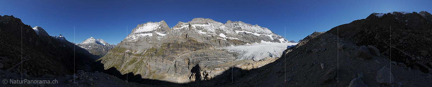 P015101: 360° Panoramic photo Kanderfin and Blüemlisalp
