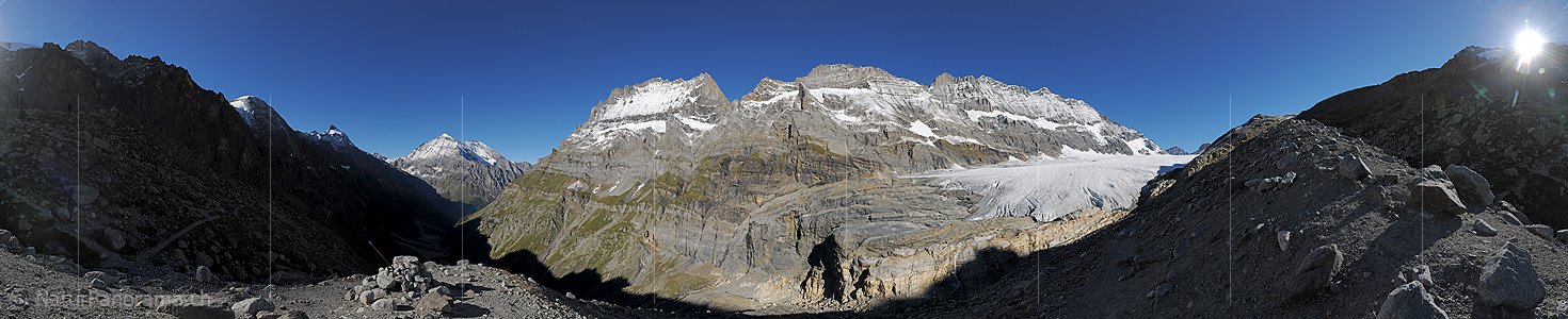 P015102: 360° Panoramafoto Kanderfirn und Alpetligletscher (Stand 9.2014)