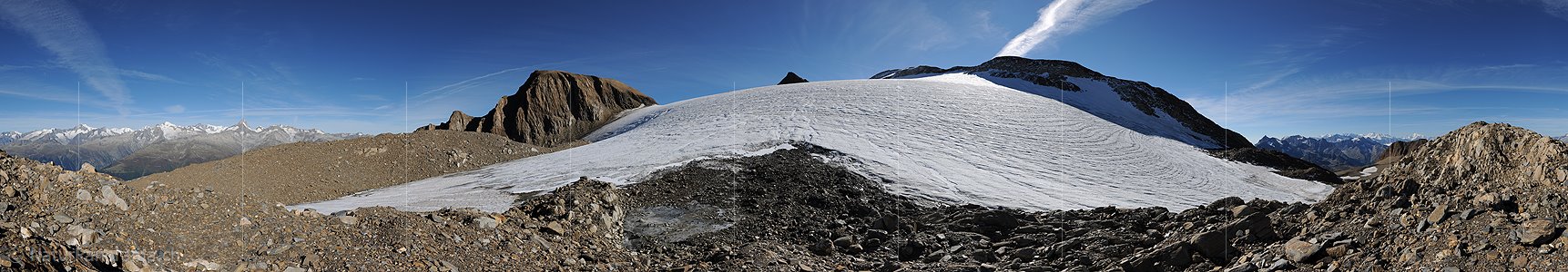 P015144: 360° Panoramafoto Rappegletscher (Stand 7.2014)