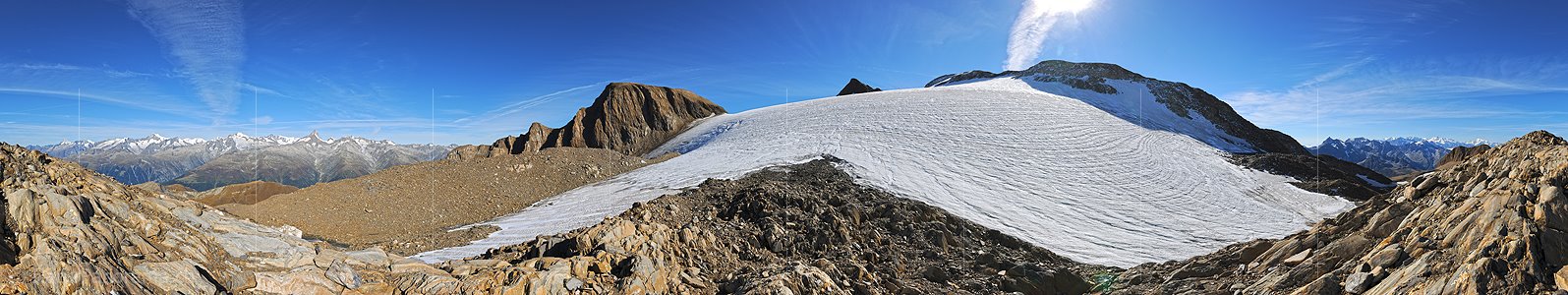 P015146: 360° Panoramafoto Rappegletscher (Stand 9.2014)