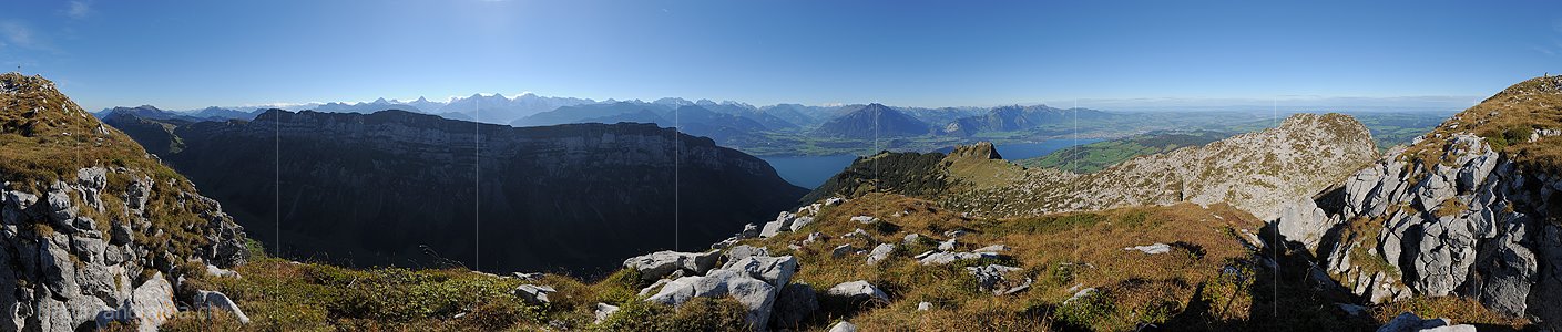 P015205: 360° Gipfelpanoramafoto Sigriswiler Rothorn