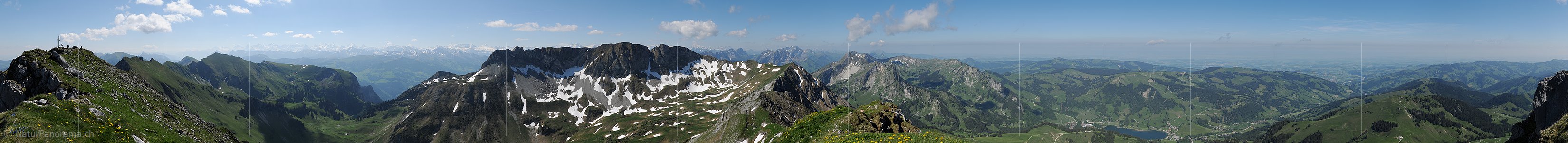 P016284a: 360° Gipfelpanorama Kaiseregg