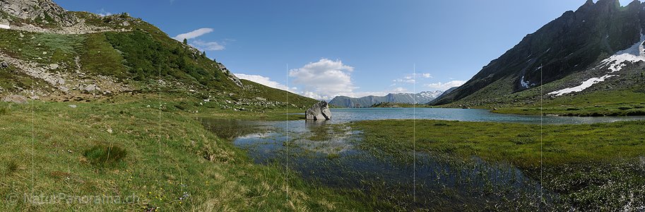 P016406: Panoramafoto Chummensee (Binntal)