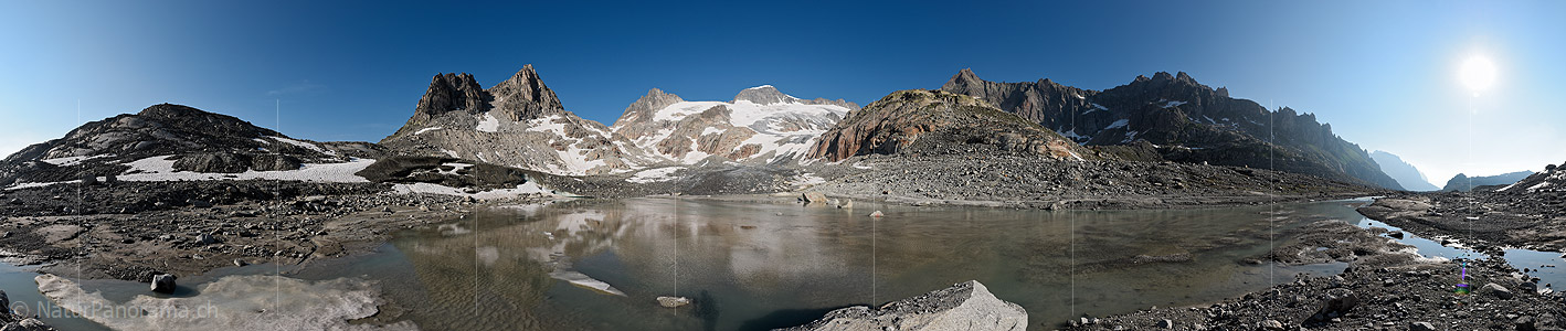 P016513: 360° Panorama photo Tiefen Glacier (Stand 7.2015)