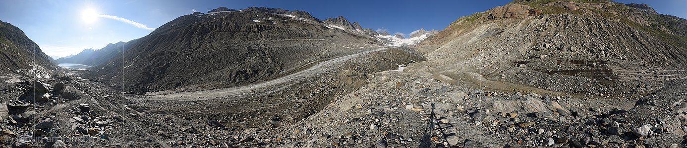P016588: 360° Panoramafoto Oberaargletscher (Stand 7.2015)