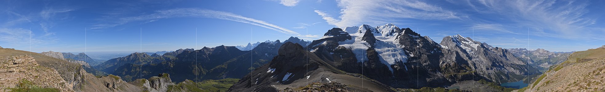 P016611a: 360° Panoramafoto Gipfelpanorama Bundstock (Stand 7.2015)