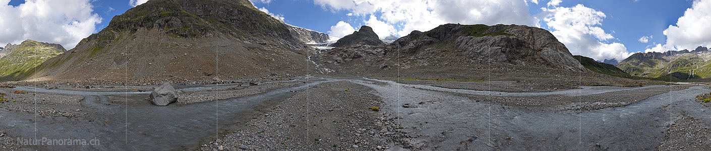 P016695: 360° Panoramafoto Steingletscher (Stand 2015)